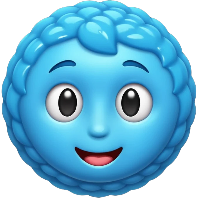 blue raspberry emoji