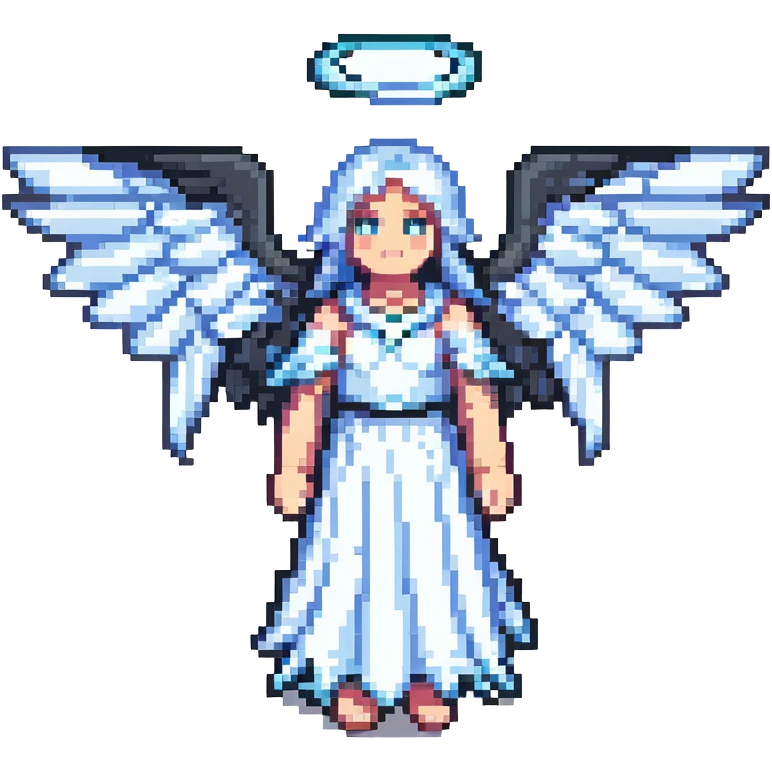 ice angel with frosted wings emoji