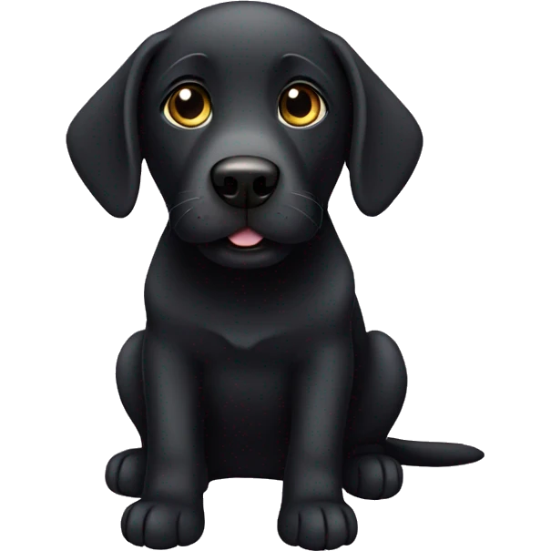 black labrador emoji