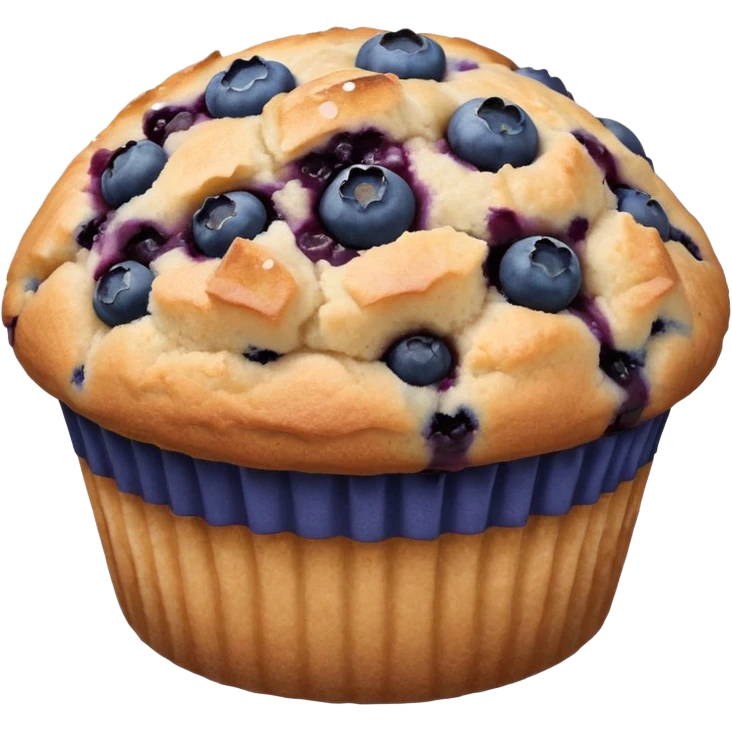 A McDonald's blueberry muffin emoji