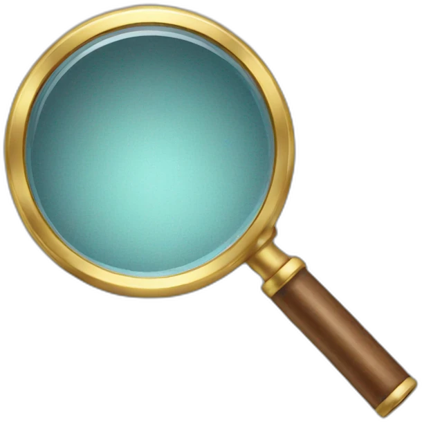 magnifying glass emoji