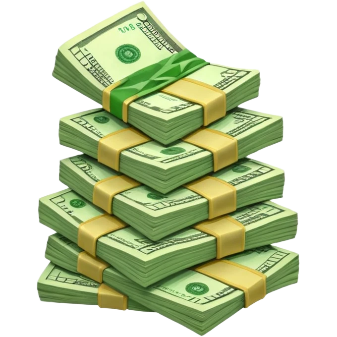 Falling value of the dollar emoji