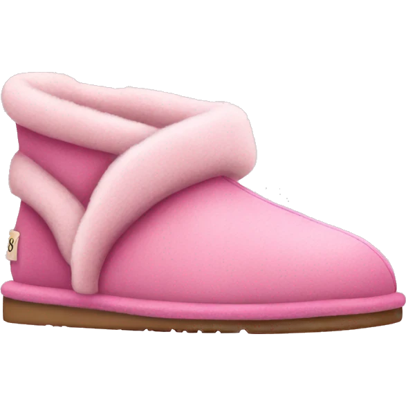 Pink UGG slippers  emoji