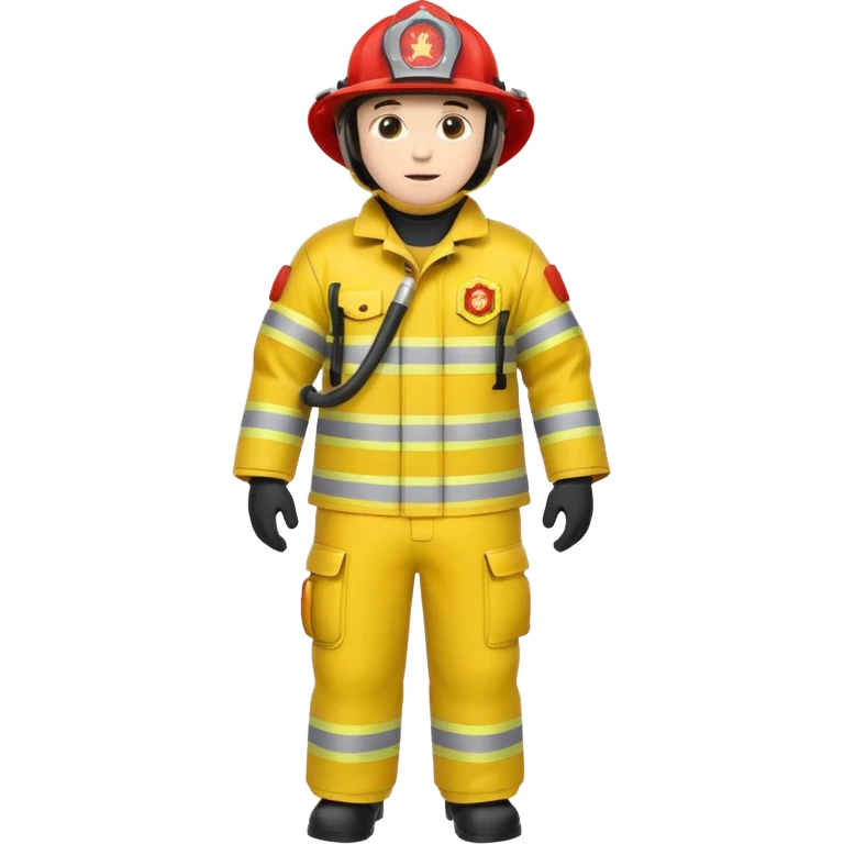 yellow Firefighter Suit emoji