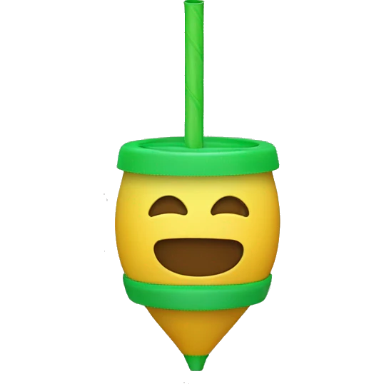 Thc device shaped as a straw  emoji
