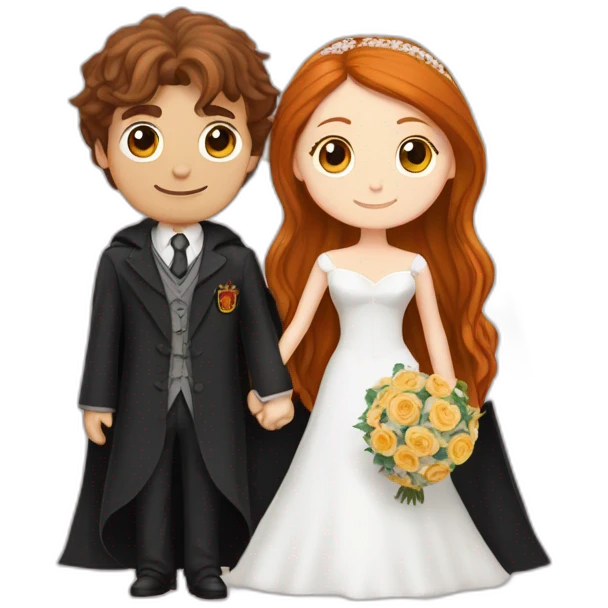 Harry Potter anda Ginny just married emoji