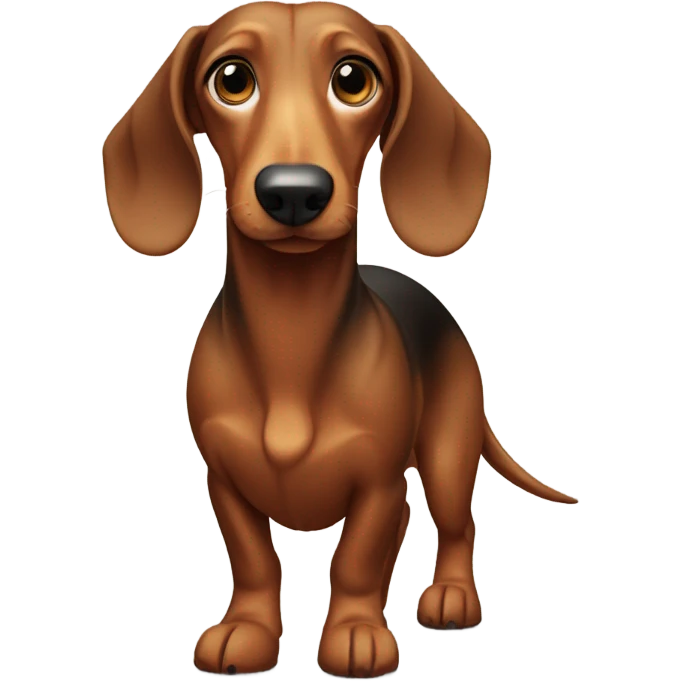 Long sausage dog  emoji