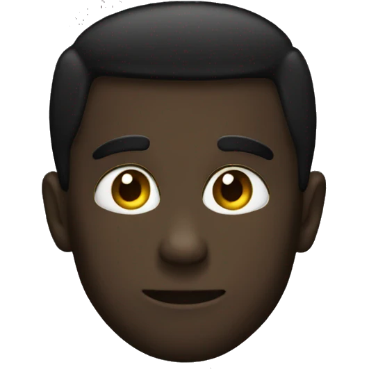 Black shadow emoji