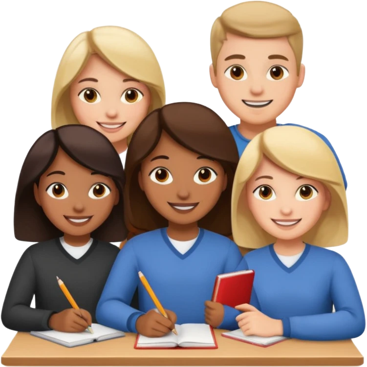 help each other in class  emoji