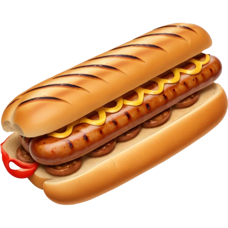choripan es un pan con un chorizo emoji