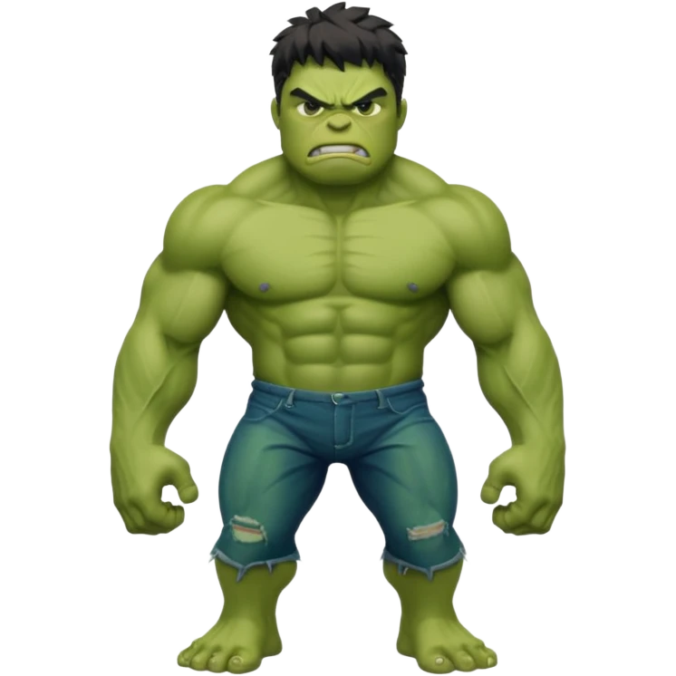 Hulk stand emoji
