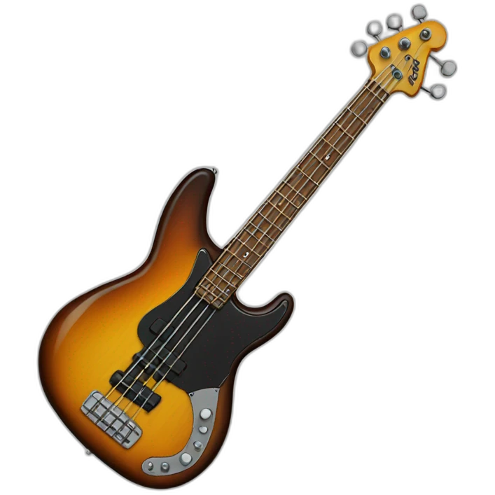 Bass guitar emoji