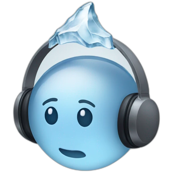 Ice spice with EarPods emoji