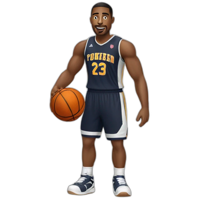 sprechenden Basketball emoji