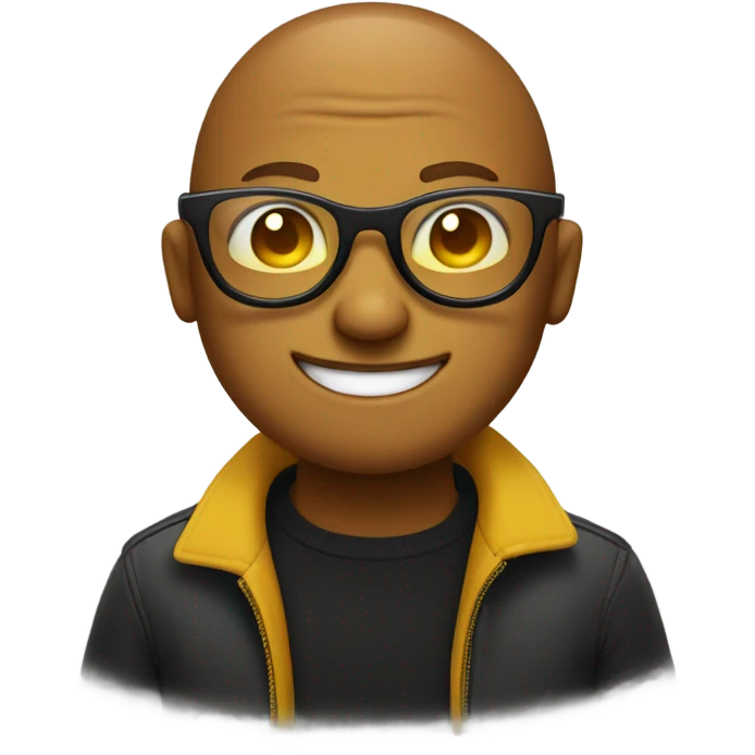 Smiling Emoji that wearing glasses emoji