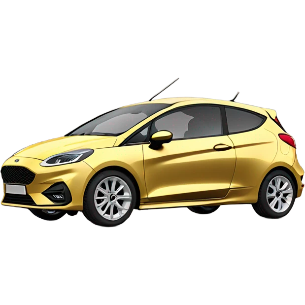 Ford fiesta mk8 gold color emoji