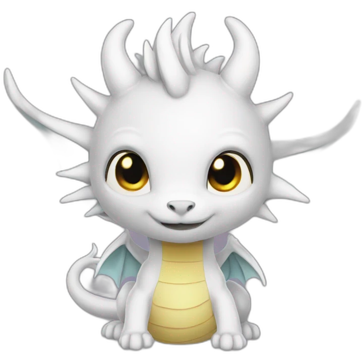 Dragon blanc  emoji