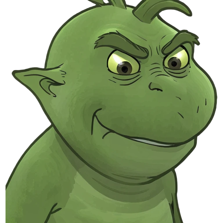 Grinch credit card  emoji