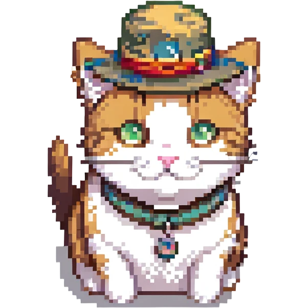 cat wearing a hat emoji