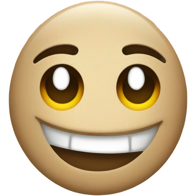 a winking emoji but with a big smile emoji