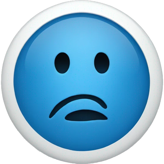 blue circle emoji