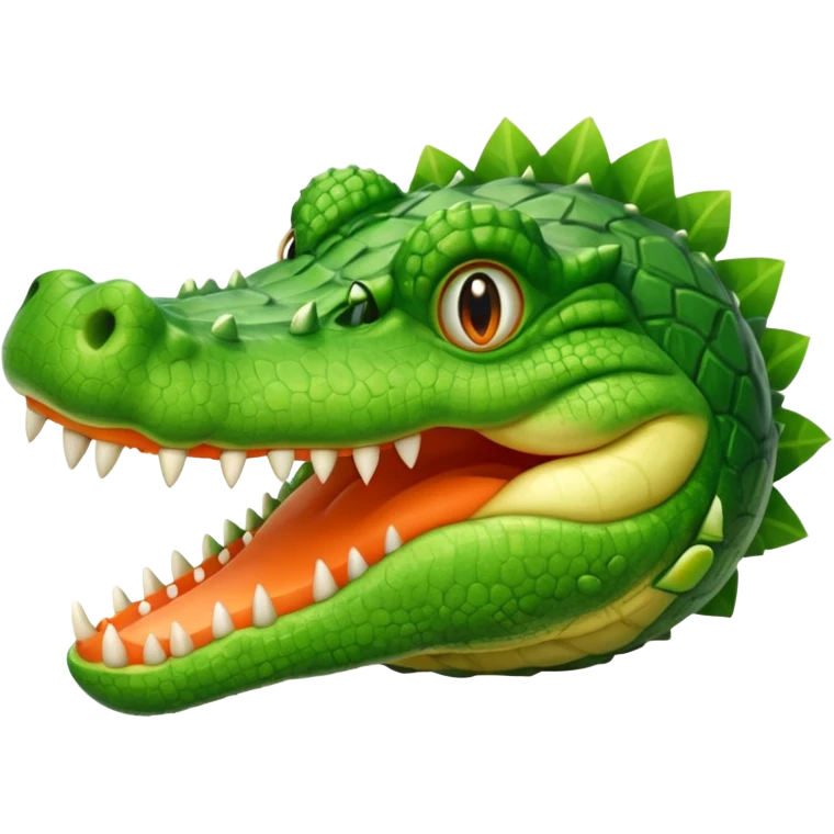 Melon con cabeza de crocodilo emoji