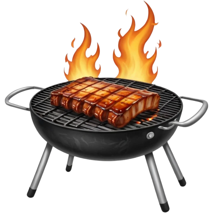 bbq ribs on grill emoji