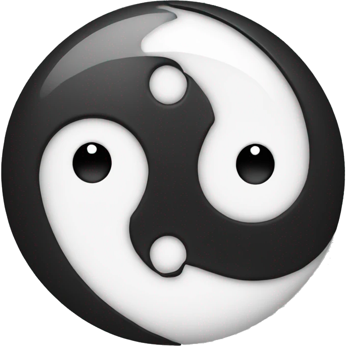 ying yang emoji