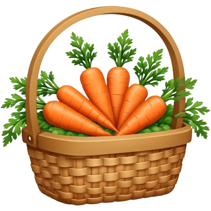 carrot in basket emoji
