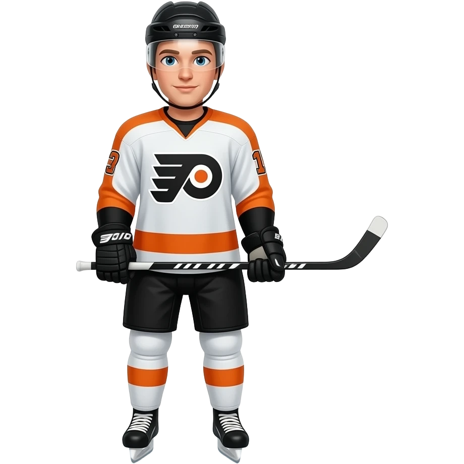 Turn him into a Philadelphia flyers  player emoji
