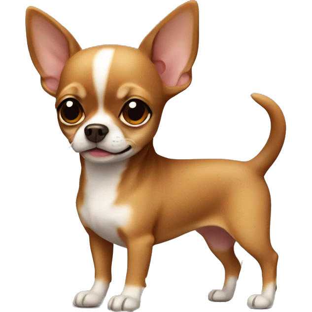 Dog chihuahua brown emoji