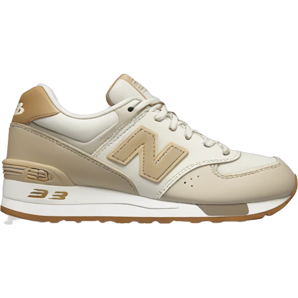 White and beige New Balance shoes emoji