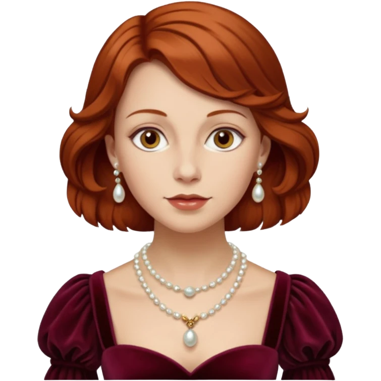 Renaissance lady emoji