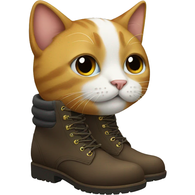cat wearing boots  emoji