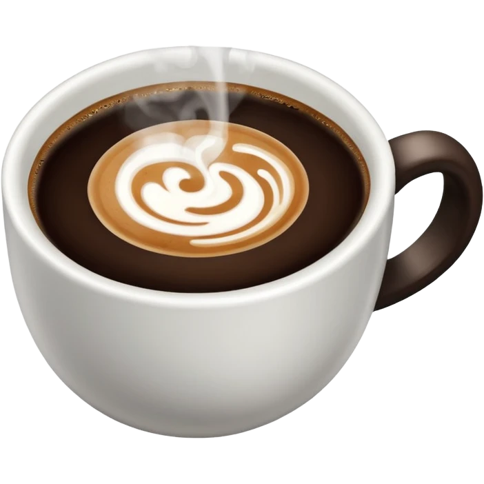 coffee cup seen from above emoji