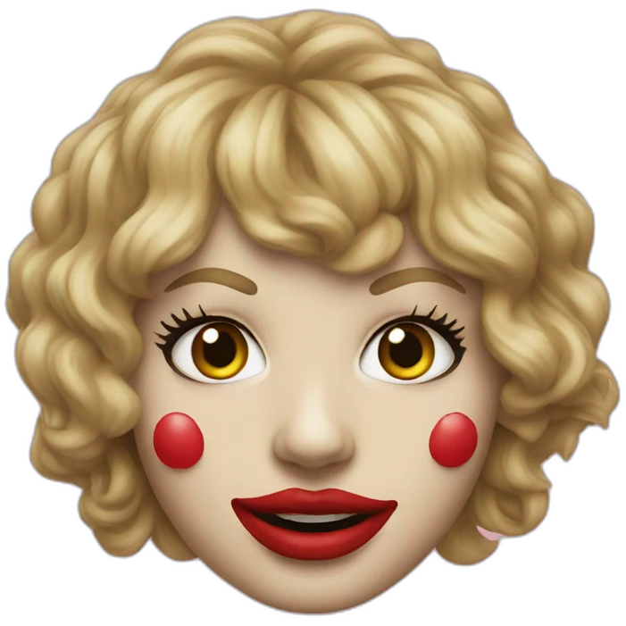 Taylor Swift clown emoji