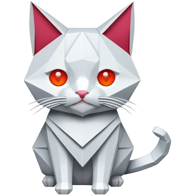 cat origami emoji