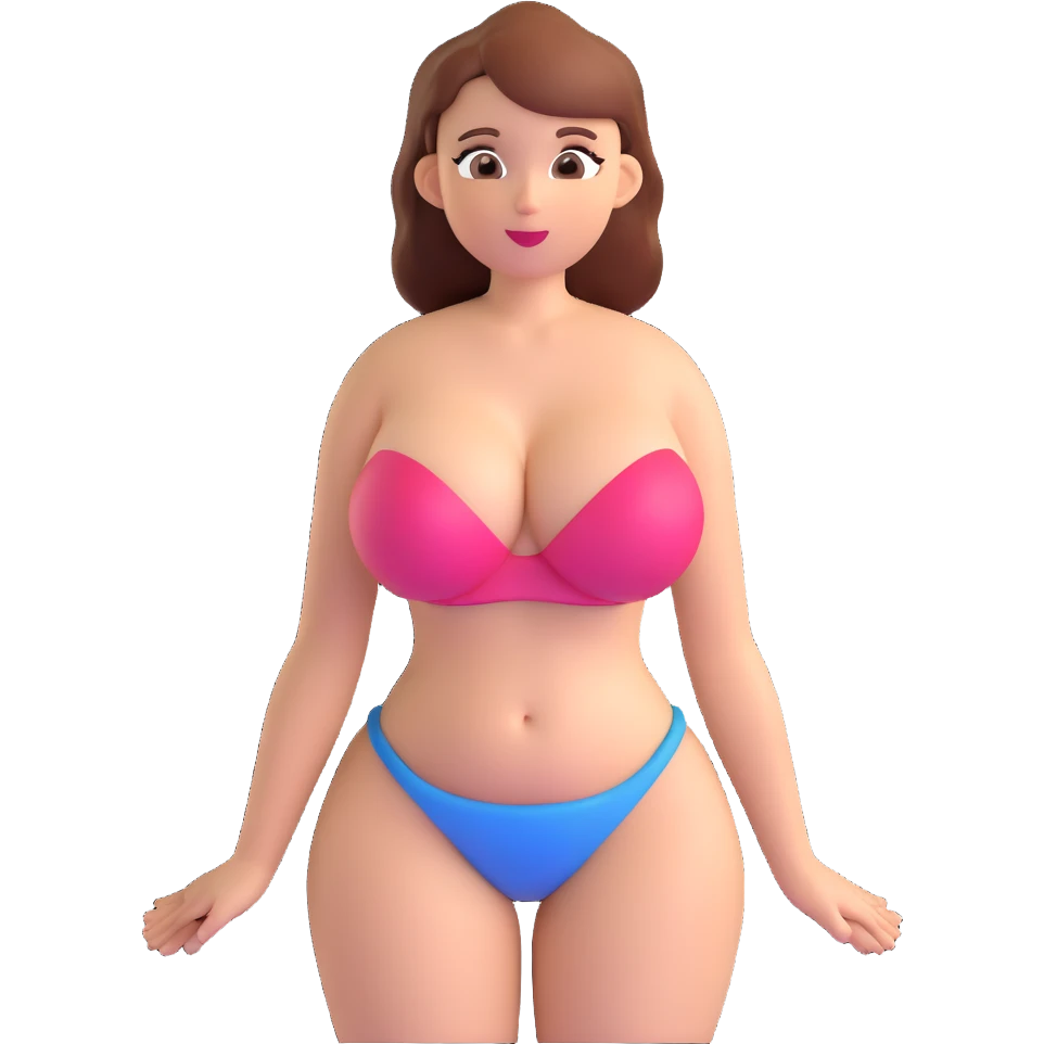 girl, big boobs emoji