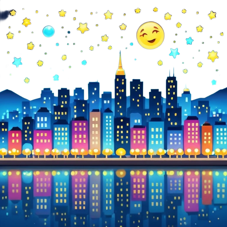 Sparkling Night View emoji