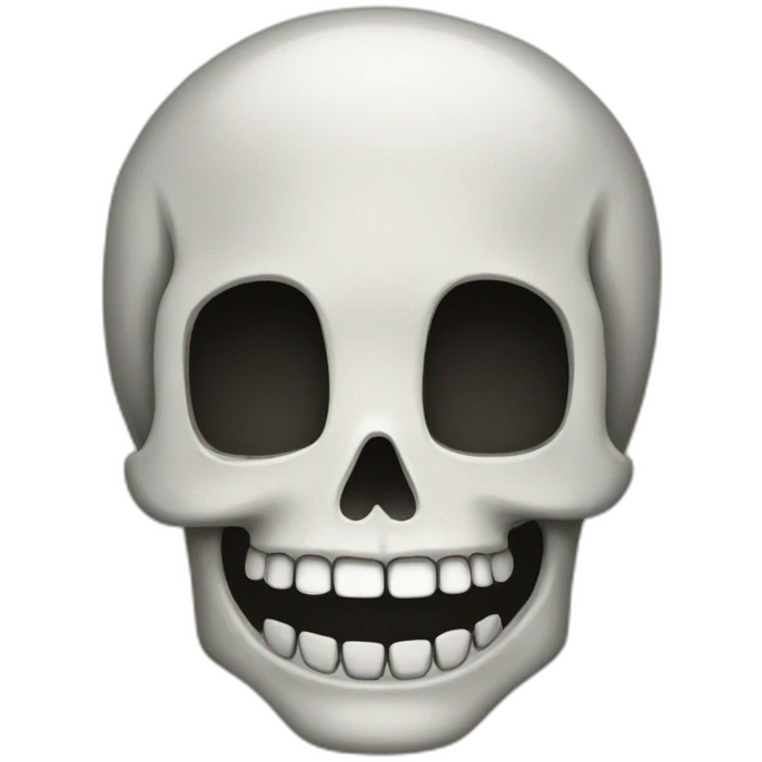Calavera sonriente emoji