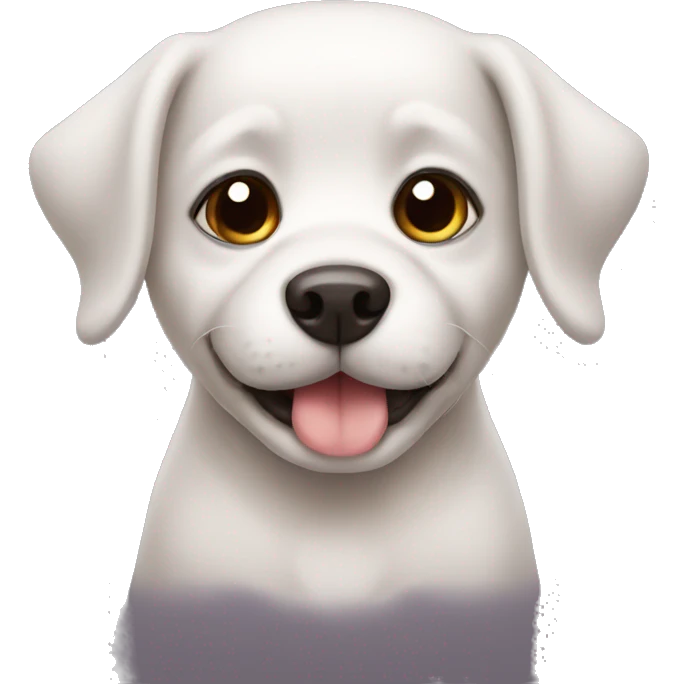 Cute little dog emoji