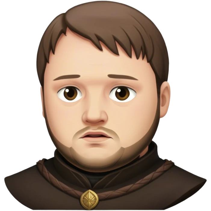 Samwell Tarly from game of thrones emoji