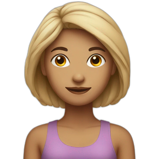 Yoga woman emoji
