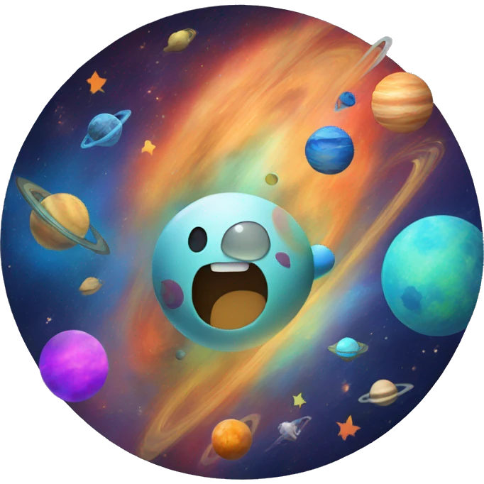 colorful space emoji