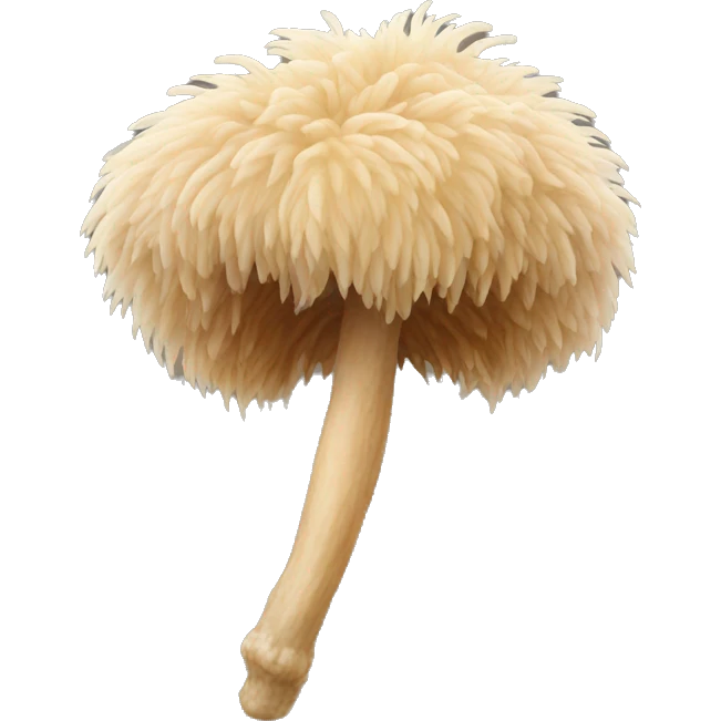 Hericium erinaceus lion's mane emoji
