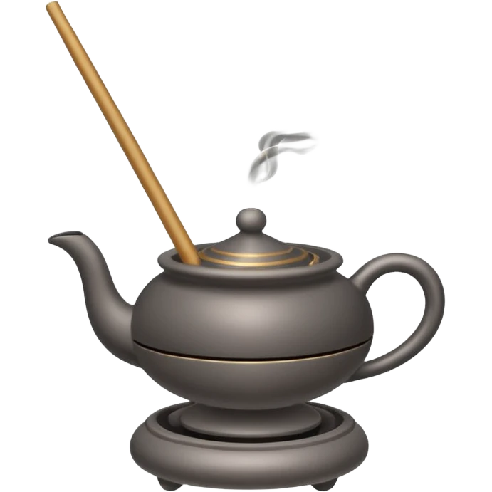 Burning incense on a holder  emoji
