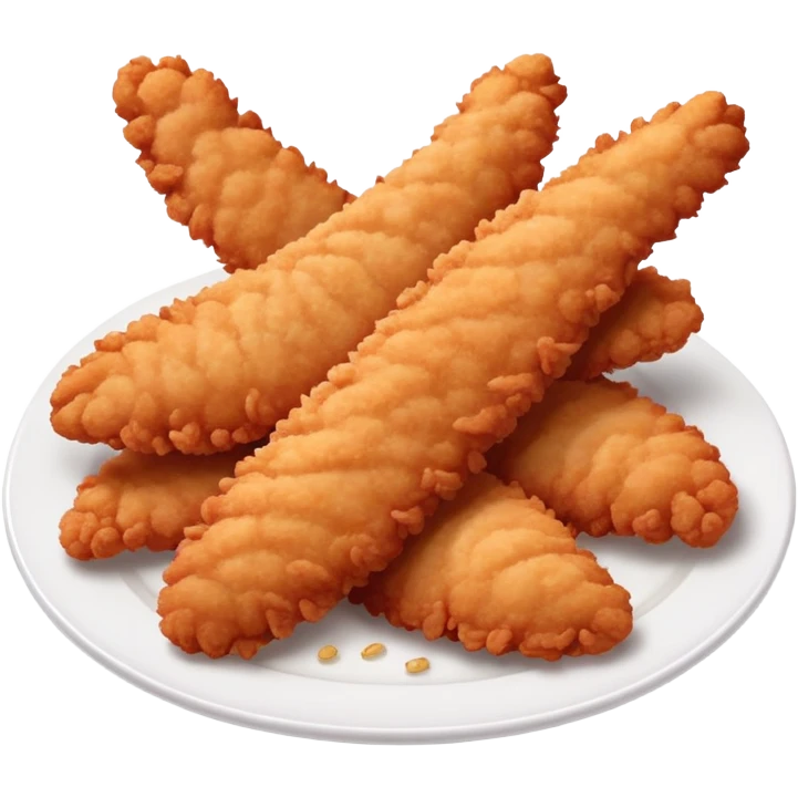 Pink chicken tenders emoji