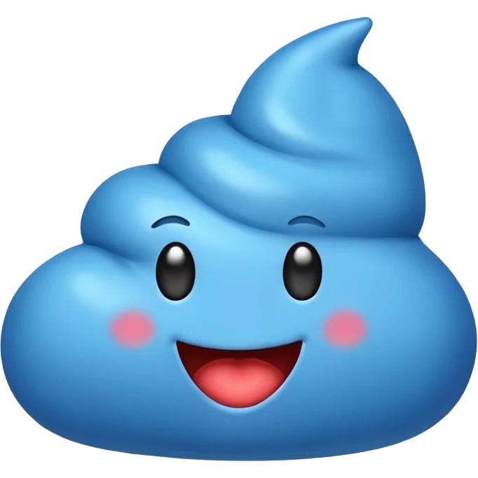 blue poop emoji like apple original emoji emoji