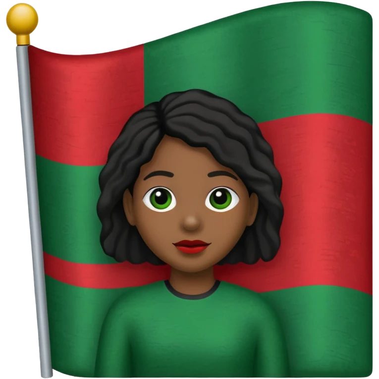 African american flag emoji