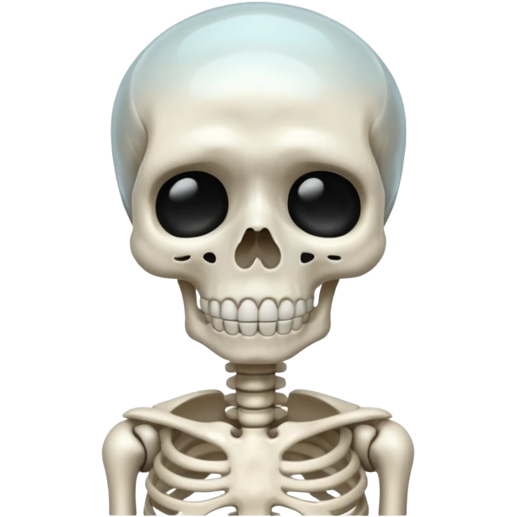 esqueleto chorando emoji